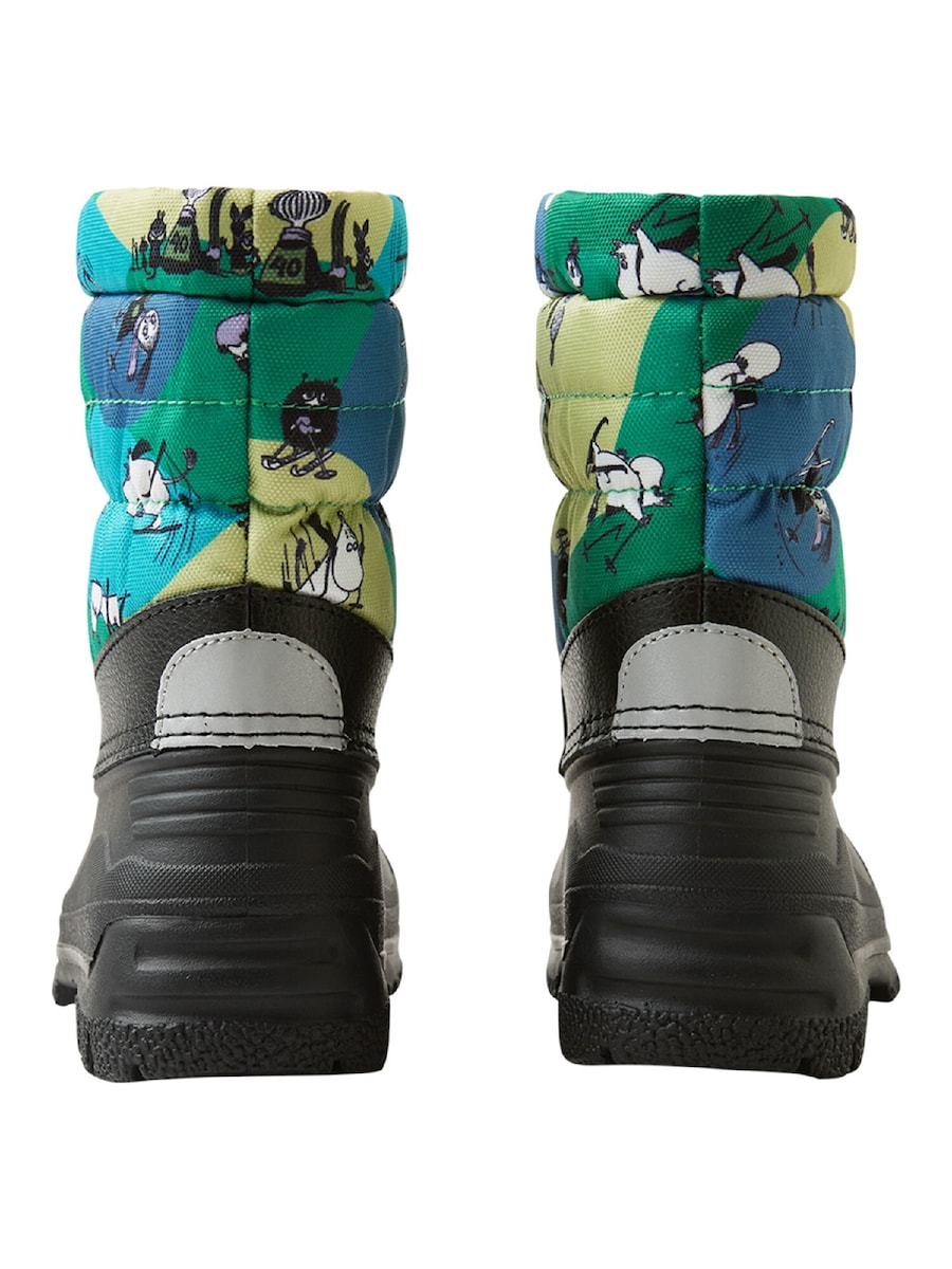 картинка Зимние ботинки Reima Moomin Nefar, синий/зеленый от магазина Одежда+