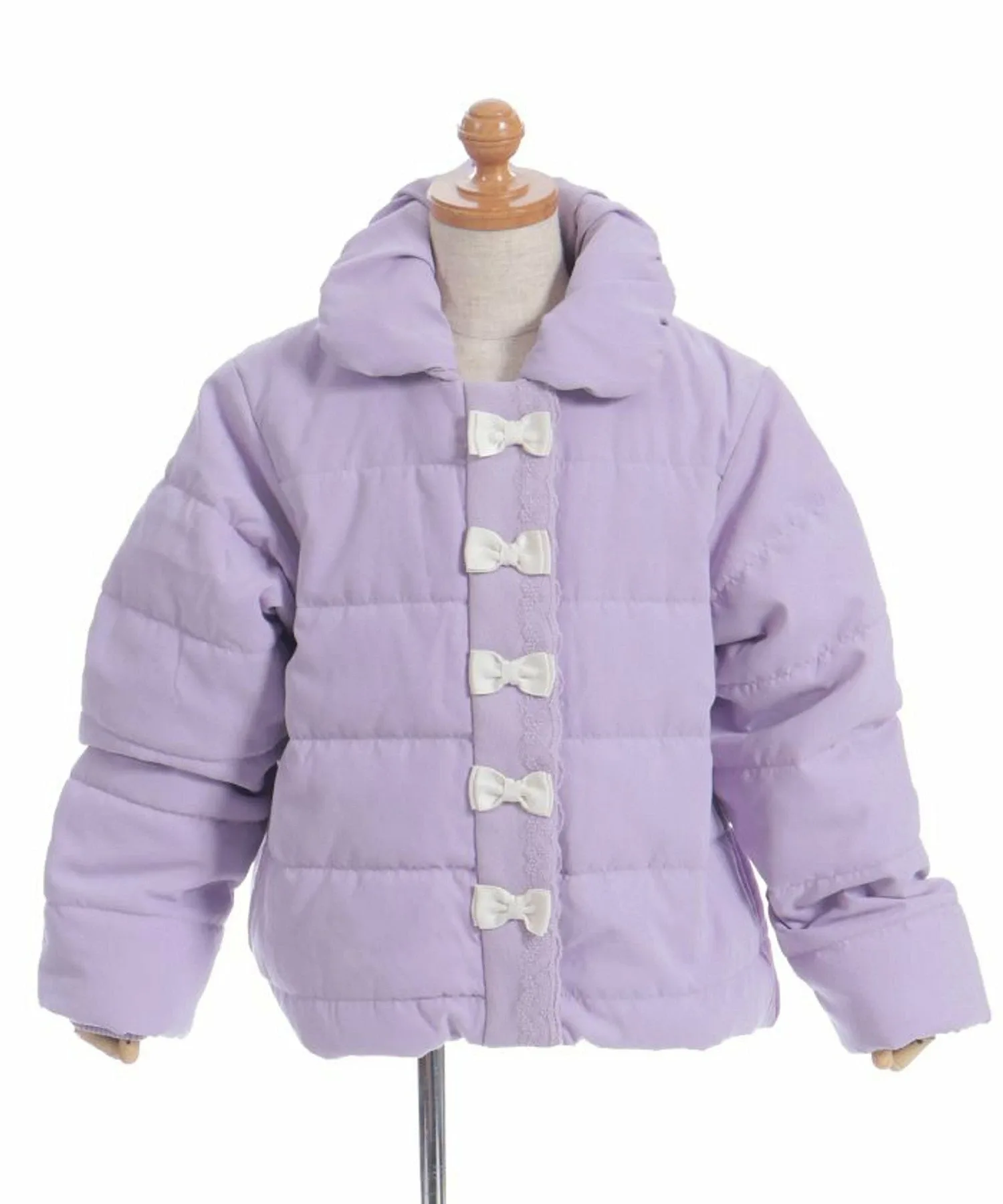 картинка Много лент на пальто Axes femme kids, Lavender от магазина Одежда+