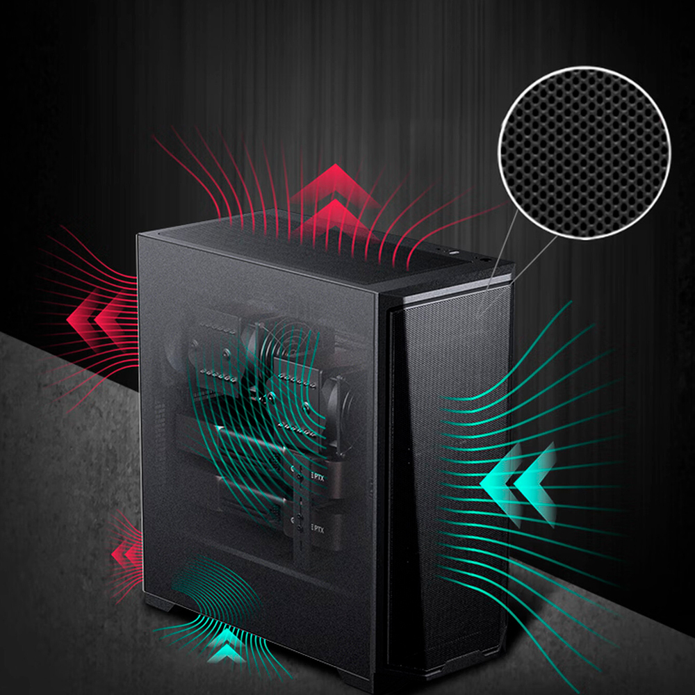 картинка Корпус Phanteks G370AC, Mid Tower, чёрный от магазина Одежда+