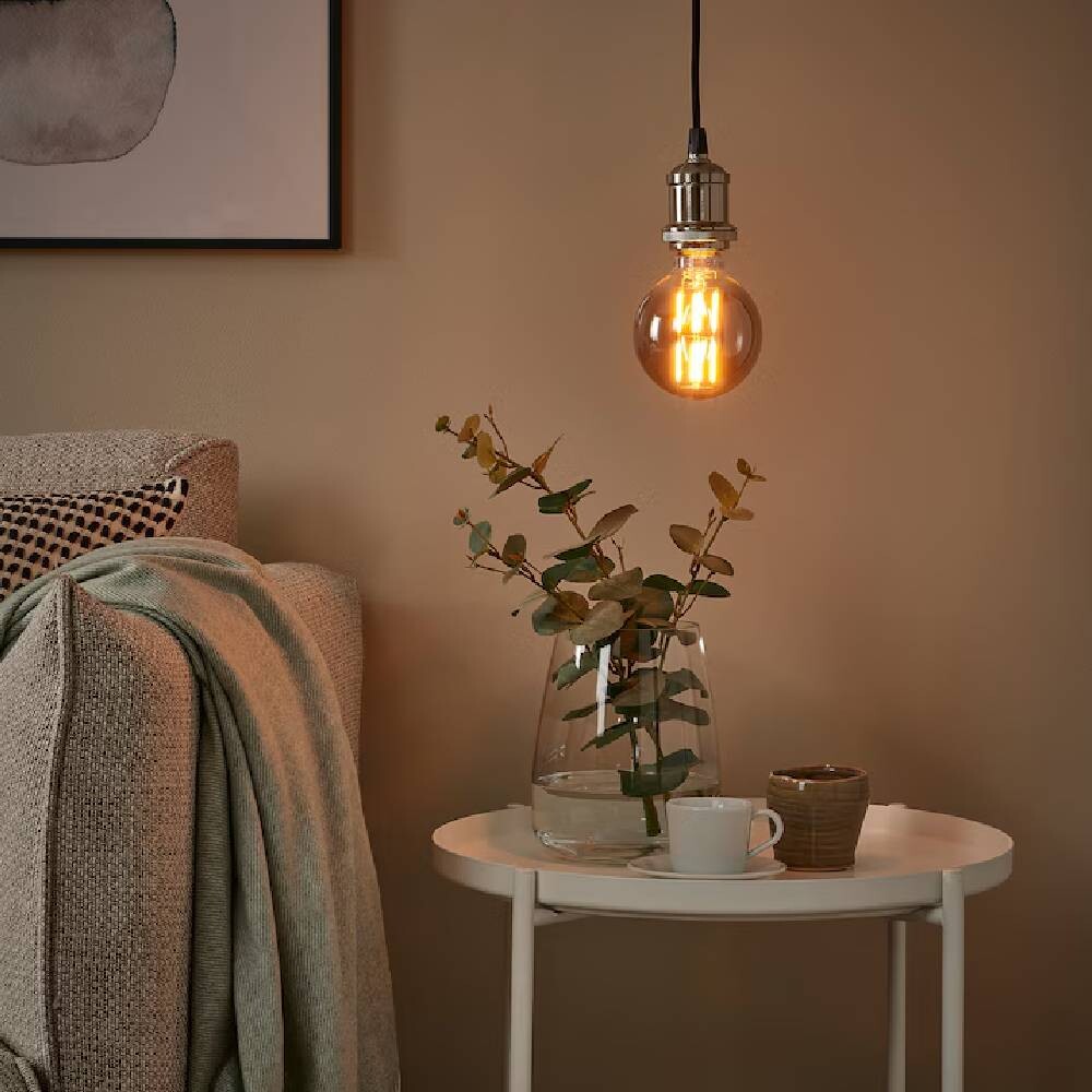 картинка Лампа Ikea Molnart 150 Lm 95 мм, серый от магазина Одежда+