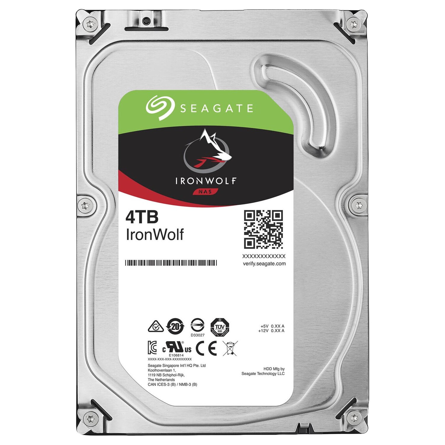 картинка Внутренний жесткий диск Seagate IronWolf, ST4000VN006, 4 Тб от магазина Одежда+