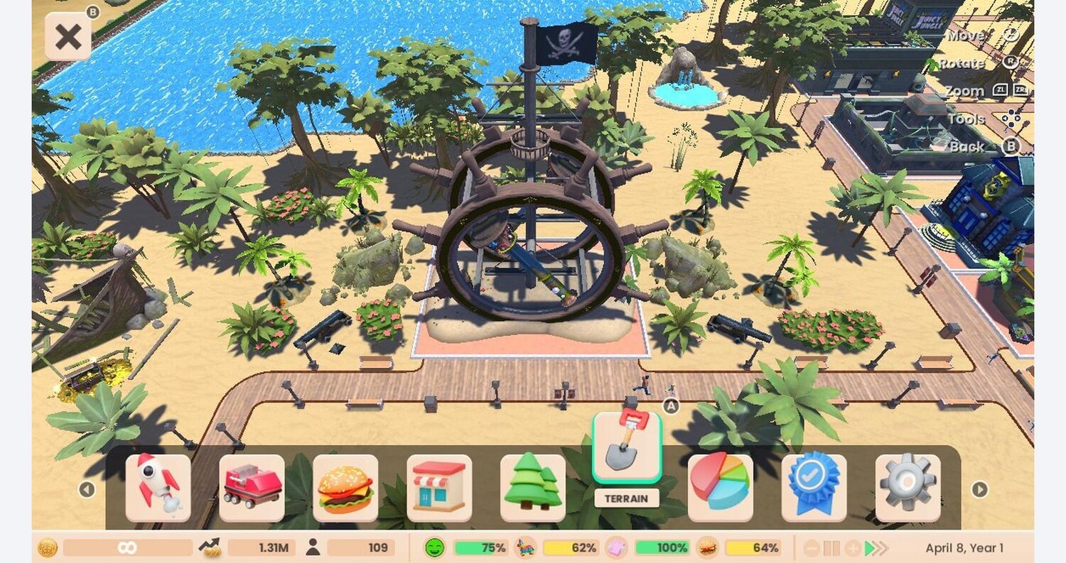 картинка Видеоигра RollerCoaster Tycoon Adventures Deluxe - PlayStation 4 от магазина Одежда+