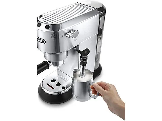 картинка Кофеварка рожковая DeLonghi Dedica Style EC685.M, серебристый от магазина Одежда+