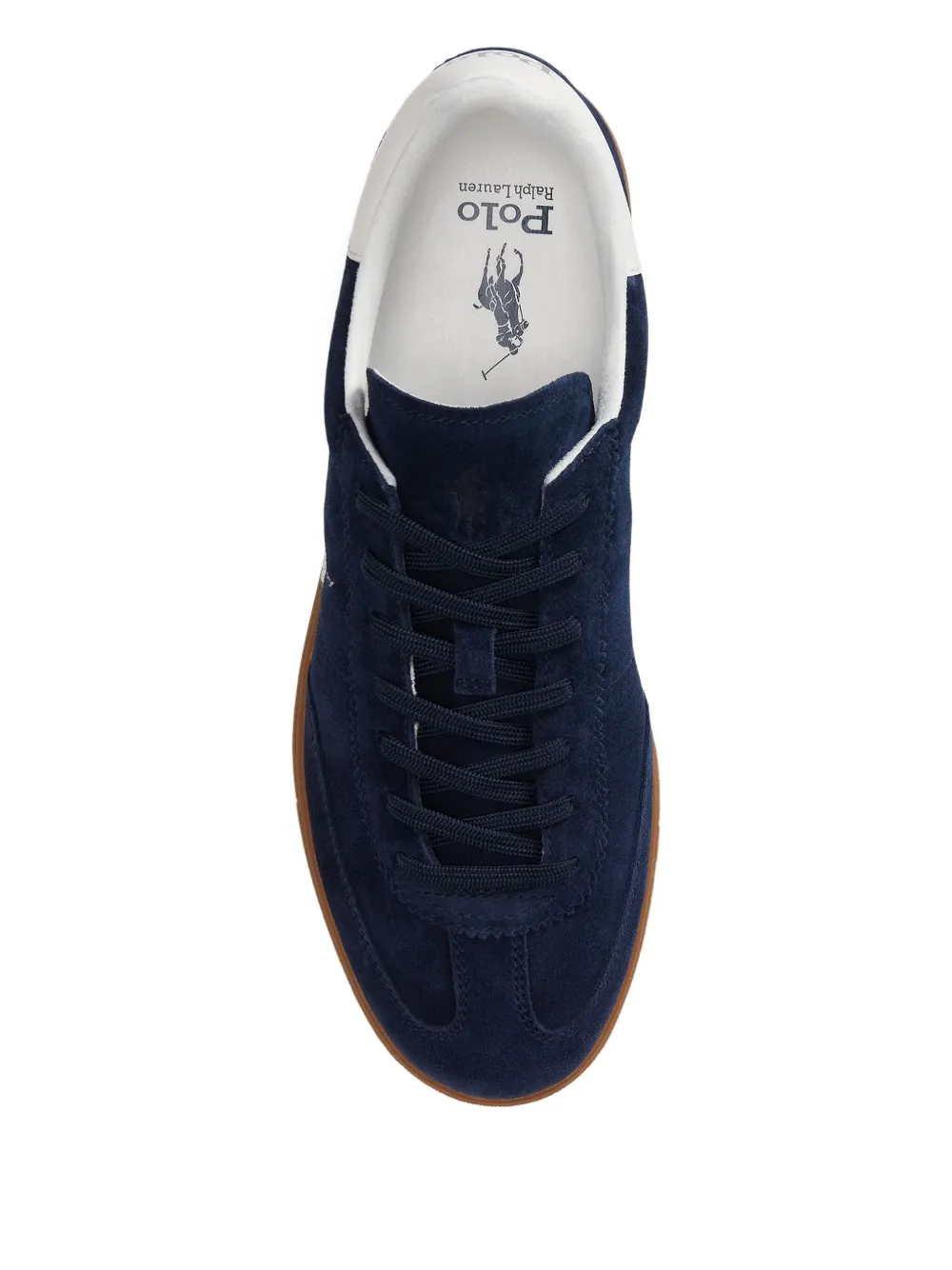 картинка Кеды замшевые Polo Ralph Lauren, синие от магазина Одежда+