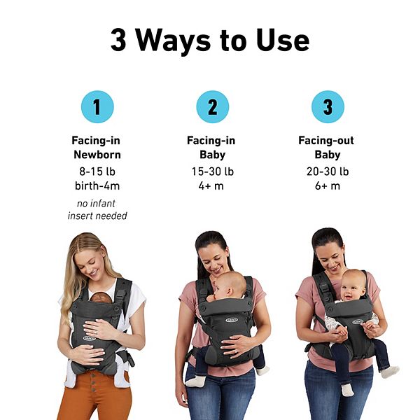 картинка Кенгуру Cradle me lite 3-in-1 Graco от магазина Одежда+