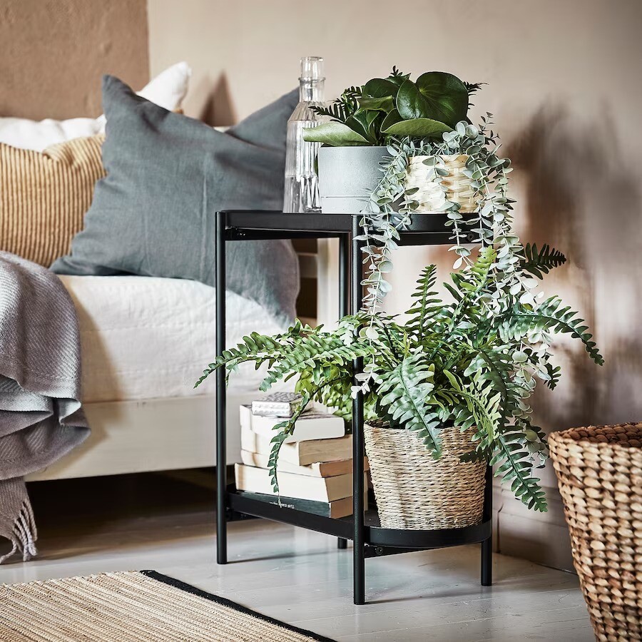 картинка Подставка для растений Ikea Olivblad, 56 см, черный от магазина Одежда+