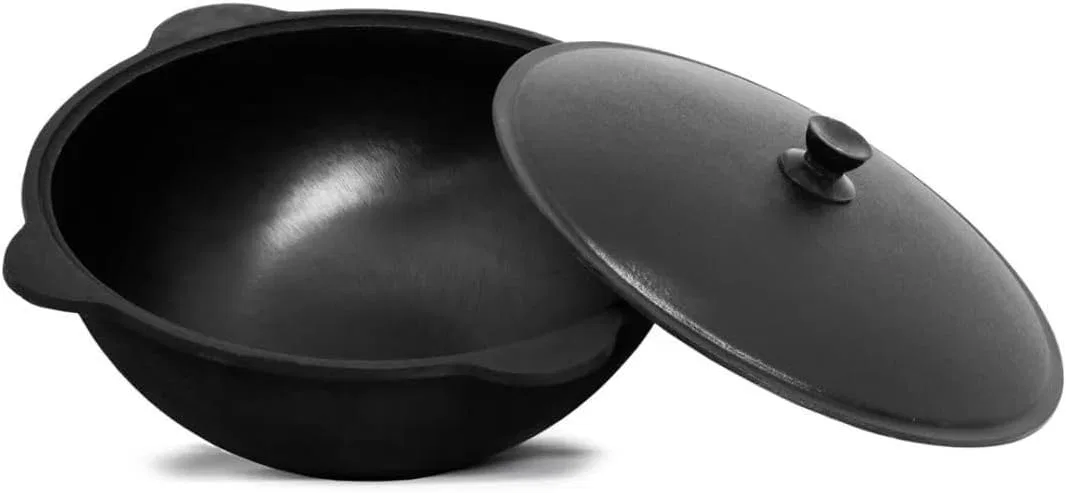 картинка Казан 12 л из чугуна, эмалированный, Black от магазина Одежда+