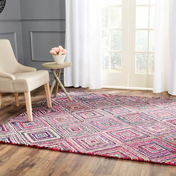 картинка Геометрический ковер Nantucket Charlotte Safavieh, 61x92 см от магазина Одежда+