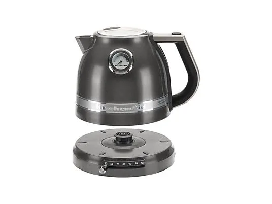 картинка Электрический чайник KitchenAid 5KEK1522EMS, Artisan, 1,5 л, серый от магазина Одежда+