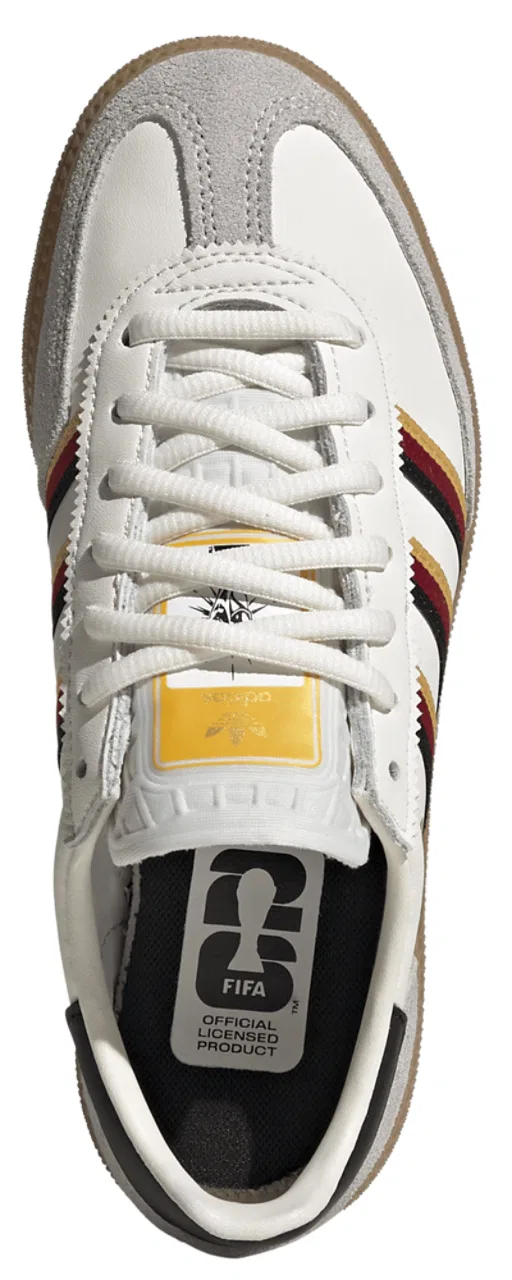 картинка Кеды для мальчиков Handball Spezial Adidas, белый/желтый от магазина Одежда+