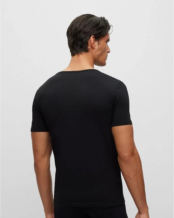 картинка Комплект мужских футболок BOSS Comfort (2 шт.), черный — SS26 от магазина Одежда+