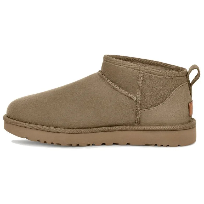 картинка Угги женские UGG Classic Ultra Mini, коричневые от магазина Одежда+
