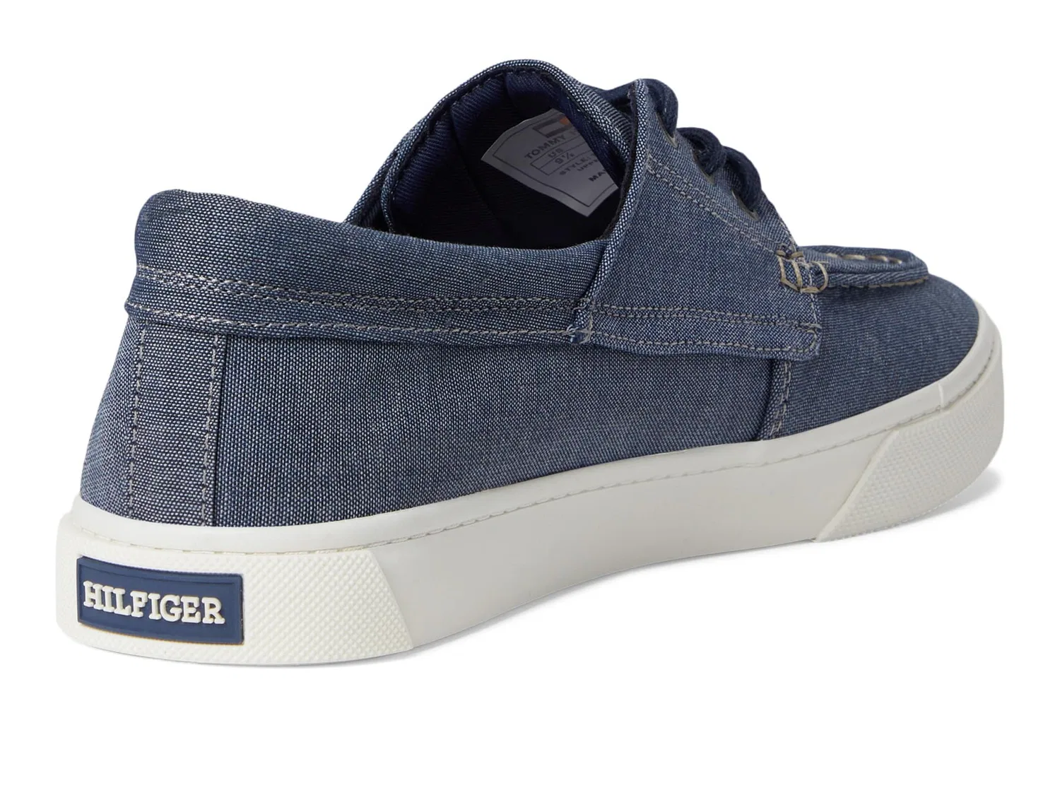 картинка Мужские кеды-топсайдеры Relenn Tommy Hilfiger, Chambray Blu Scuro от магазина Одежда+