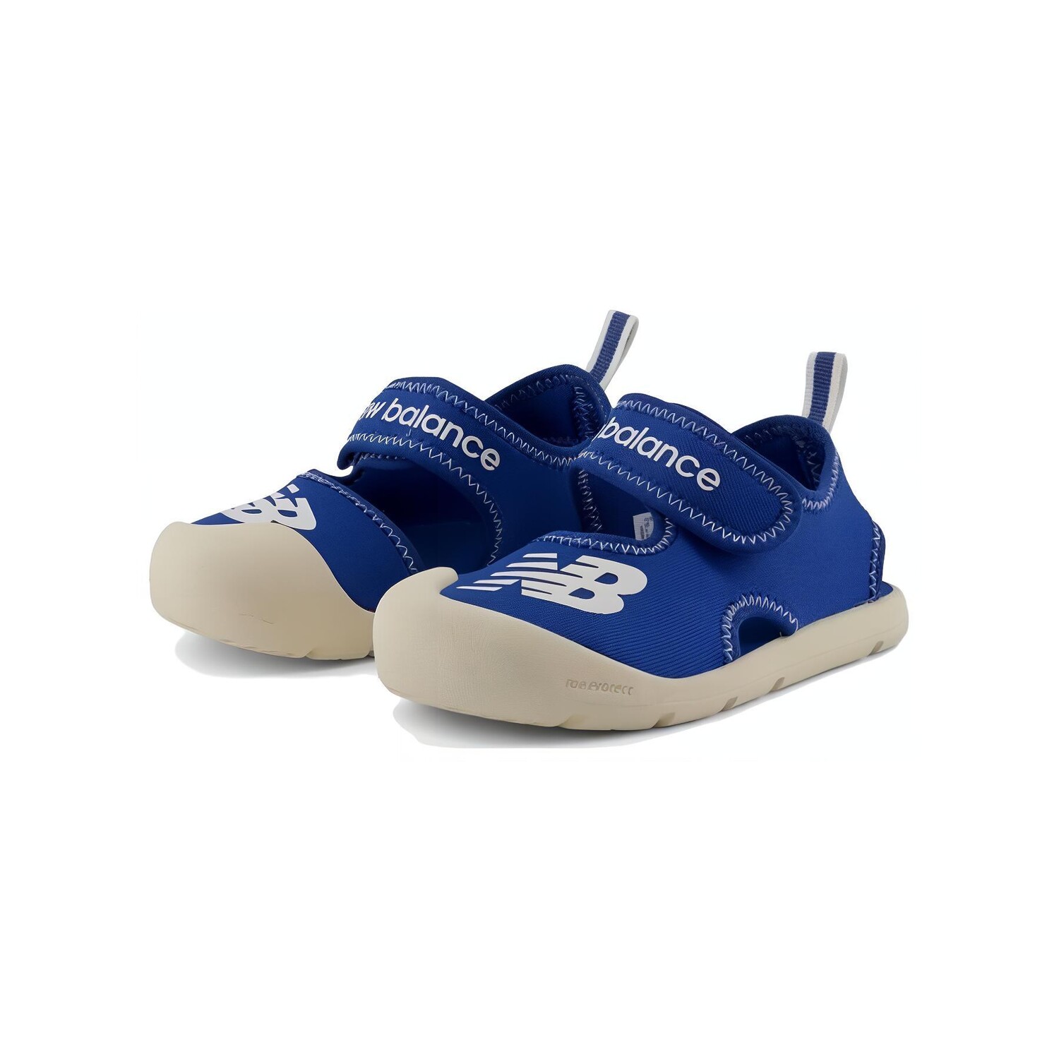 картинка Детские сандалии New Balance CRSR для малышей, сине-белые от магазина Одежда+