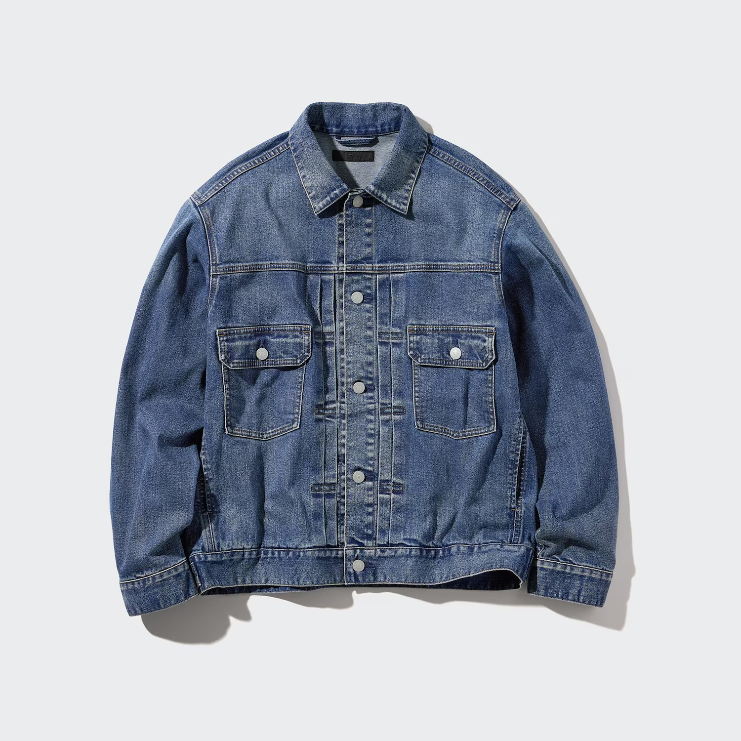 картинка Джинсовая куртка Uniqlo Unisex, 64 синий от магазина Одежда+