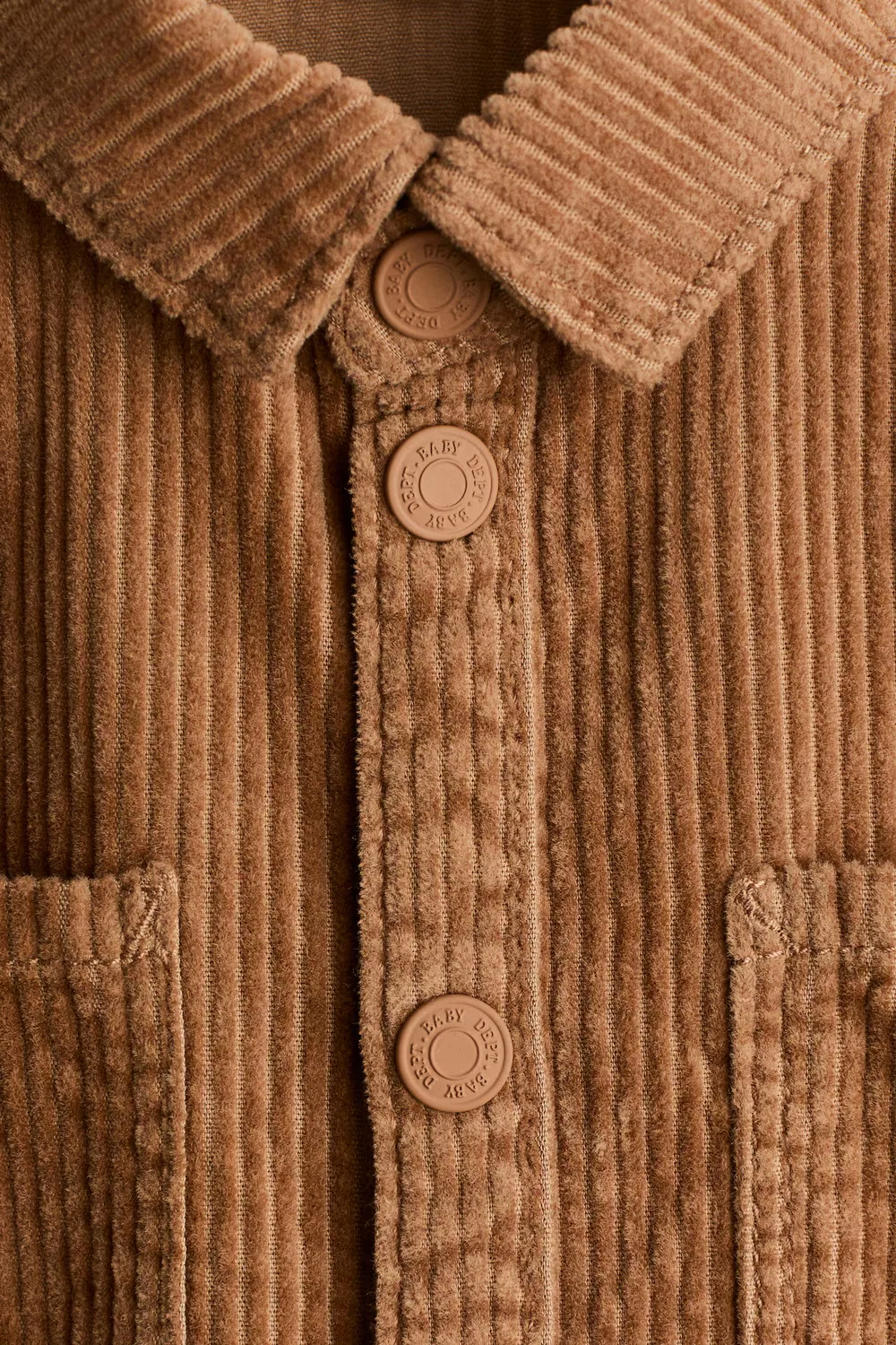картинка Вельветовая рубашка с узором H&M, Beige от магазина Одежда+
