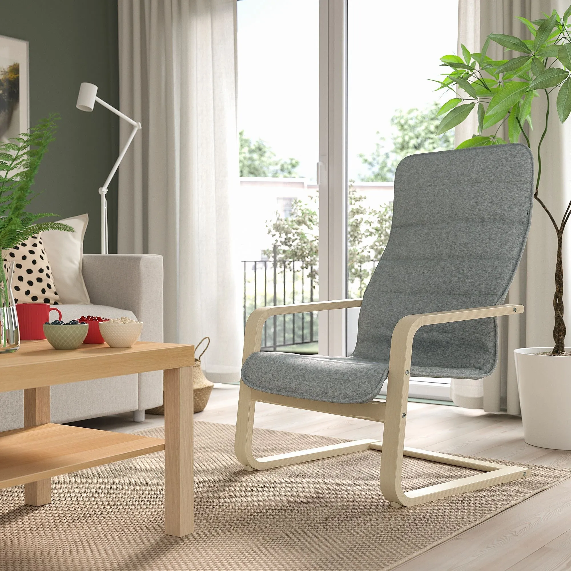 картинка Кресло-качалка, книса светло-серый ÅRSUNDA IKEA от магазина Одежда+