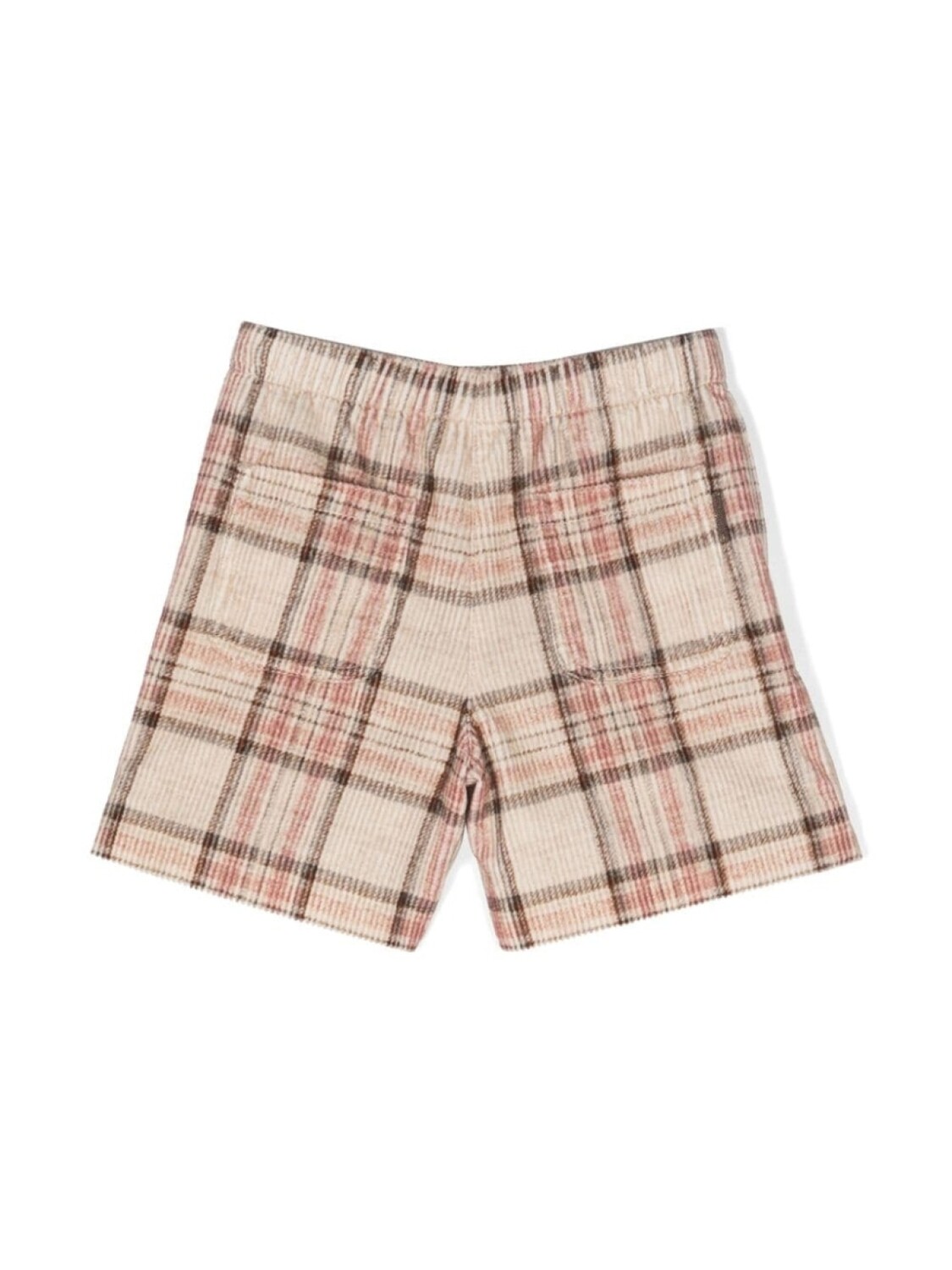 картинка Brunello Cucinelli Kids шорты-бермуды в клетку, нейтральный цвет от магазина Одежда+
