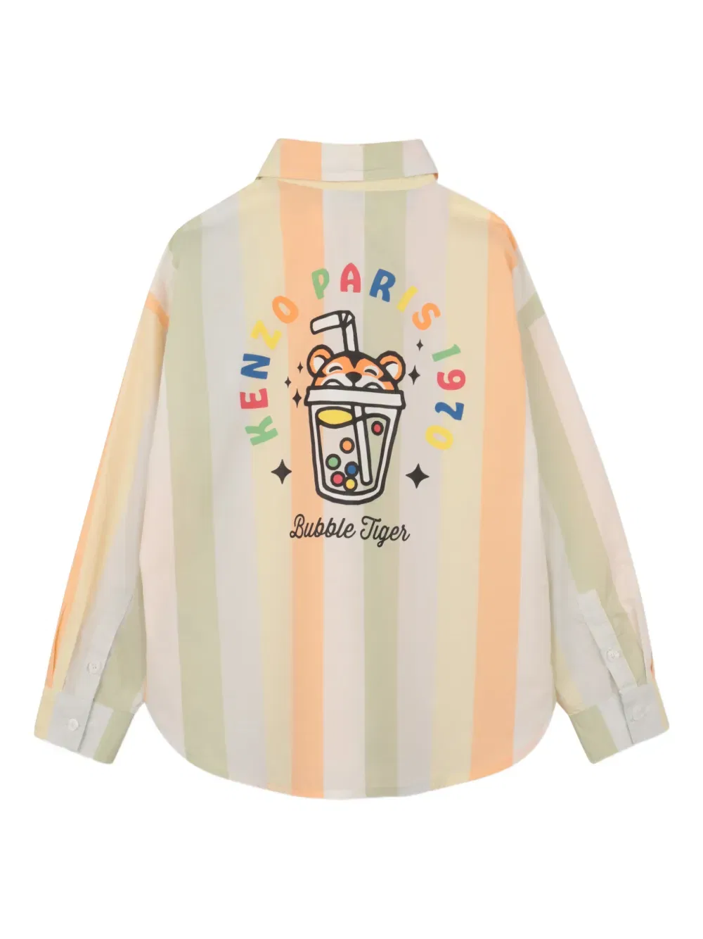 картинка Полосатая рубашка Kenzo Kids, нейтральный от магазина Одежда+