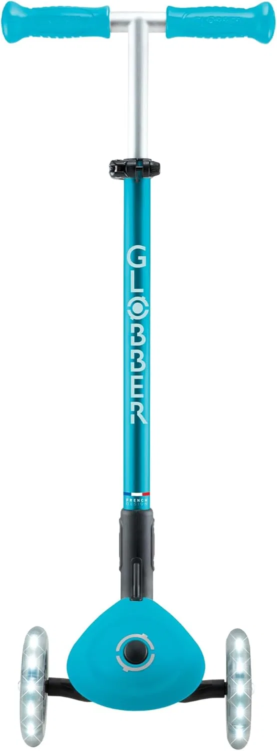 картинка Самокат Globber Elite Lights, Aqua от магазина Одежда+