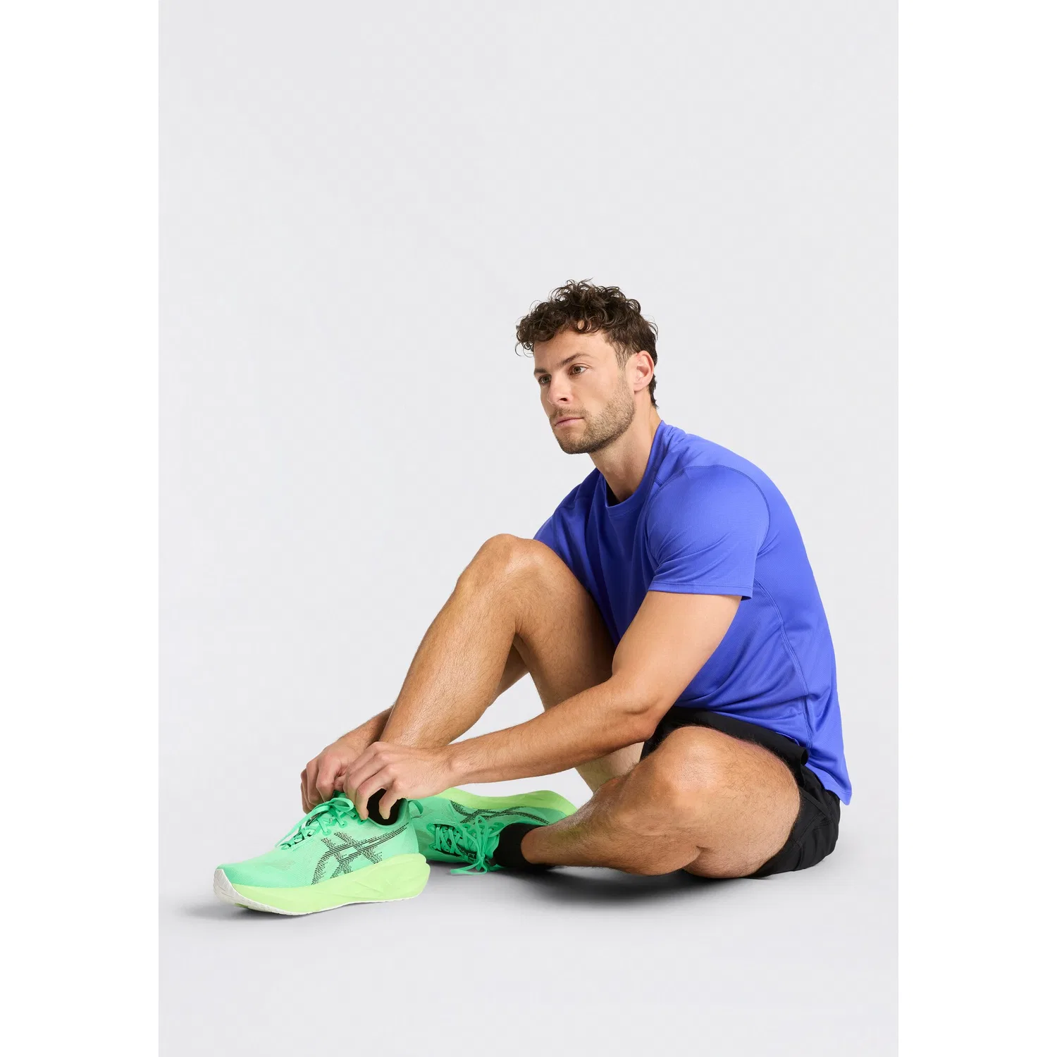 картинка Мужская футболка для бега Asics, Cobalt Burst от магазина Одежда+