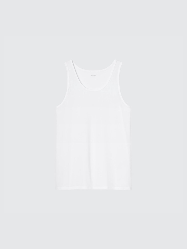 картинка Сетчатая майка airism Uniqlo, черный от магазина Одежда+