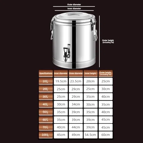 картинка Термос-диспенсер 10 л с краном GAOBINGB от магазина Одежда+
