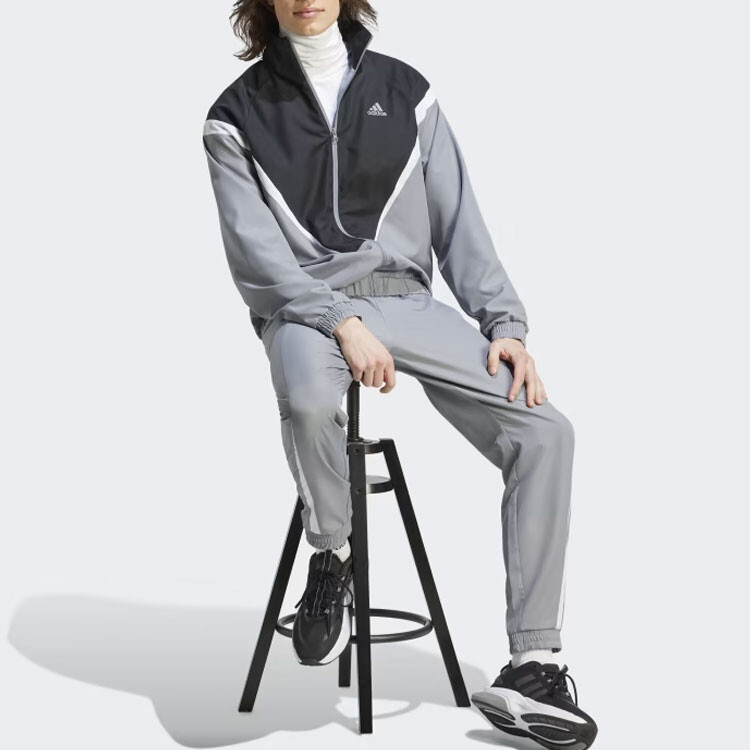 картинка Мужской спортивный костюм Adidas, серо-черный от магазина Одежда+