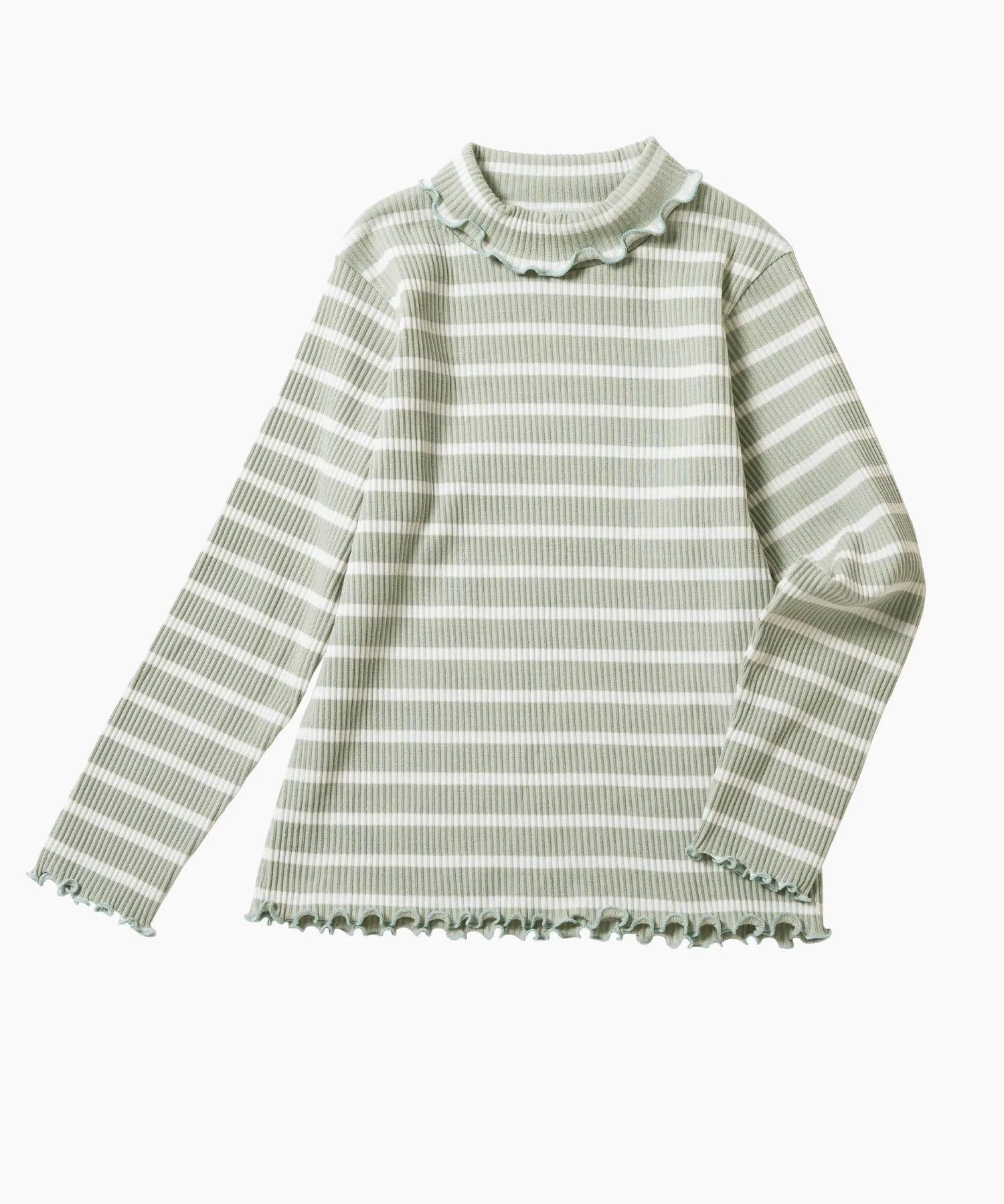 картинка Водолазка в рубчик Ever Closet, Mint Border от магазина Одежда+