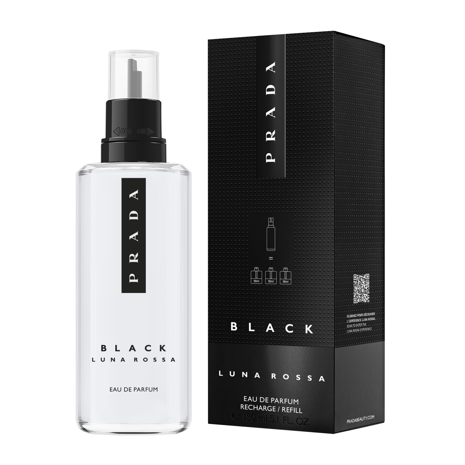 картинка Парфюмерная вода сменный блок Prada Luna Rossa Black Refill от магазина Одежда+