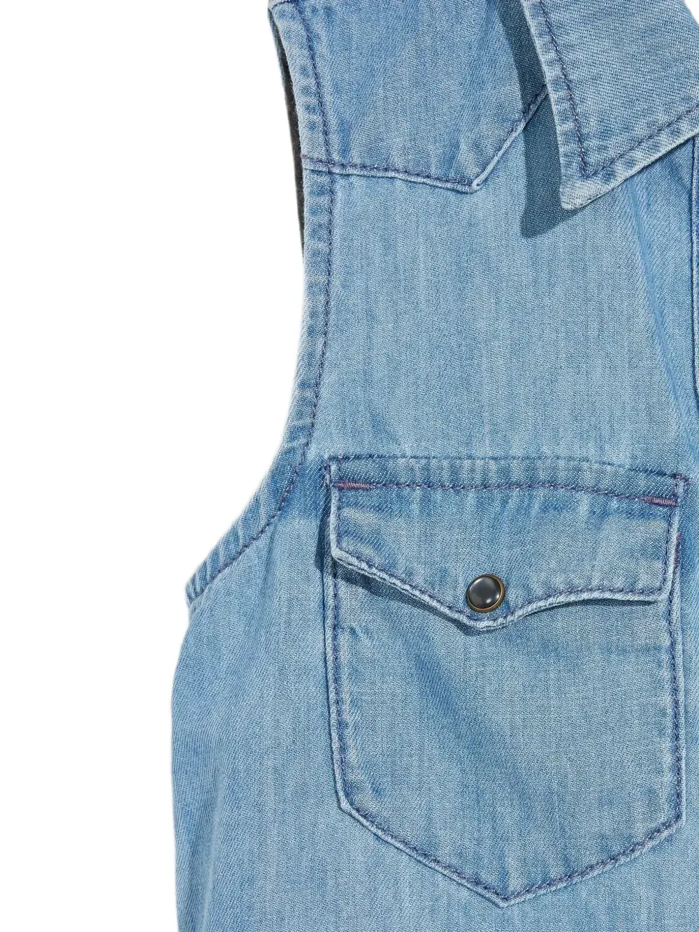 картинка Джинсовая рубашка без рукавов Bellerose Kids, синий от магазина Одежда+