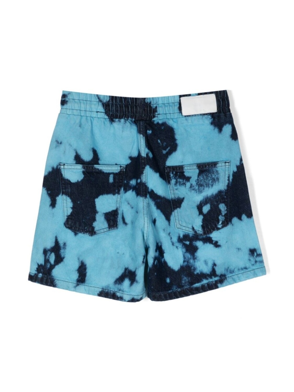 картинка MSGM Kids выбеленные джинсовые шорты, синий от магазина Одежда+