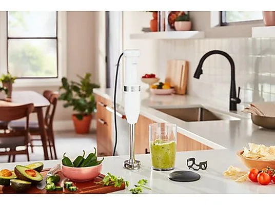 картинка Погружной блендер KitchenAid 5KHBV53EWH Classic, белый от магазина Одежда+