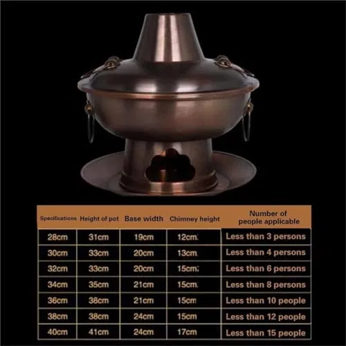 картинка Казан медный 32 см Монгольский мангал, Pure Copper от магазина Одежда+