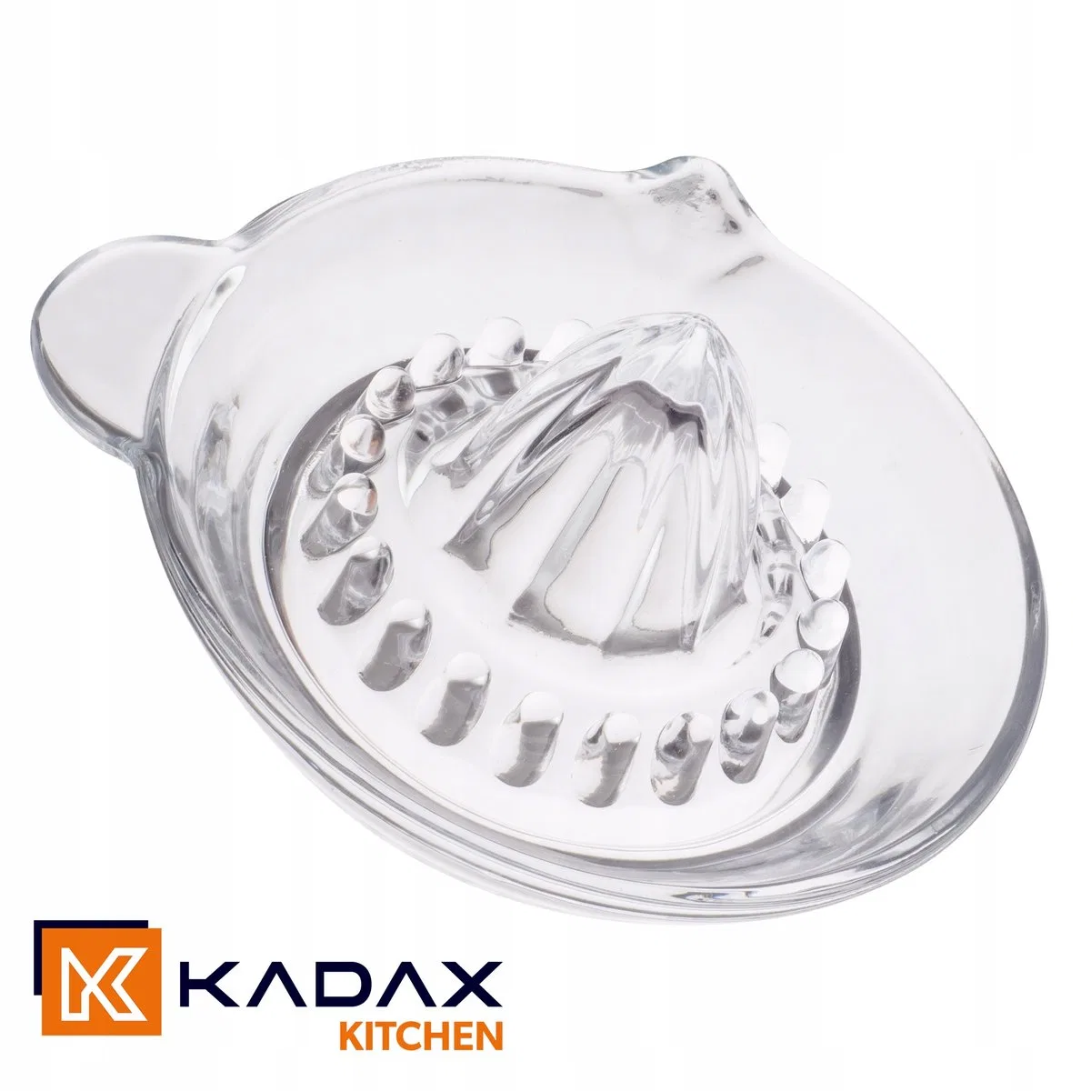 картинка Ручная соковыжималка для цитрусовых стеклянная KADAX, Transparent от магазина Одежда+