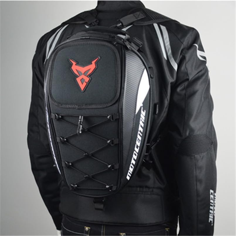 картинка Рюкзак Motocentric 25L-38L, черный/красный от магазина Одежда+