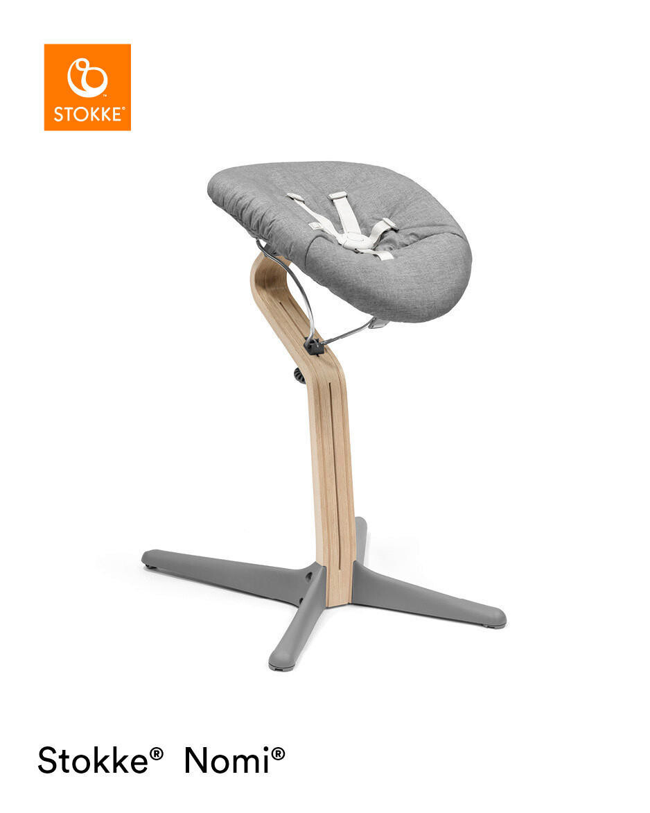 картинка Стульчик nomi grey натуральный цвет Stokke, серый/бежевый от магазина Одежда+