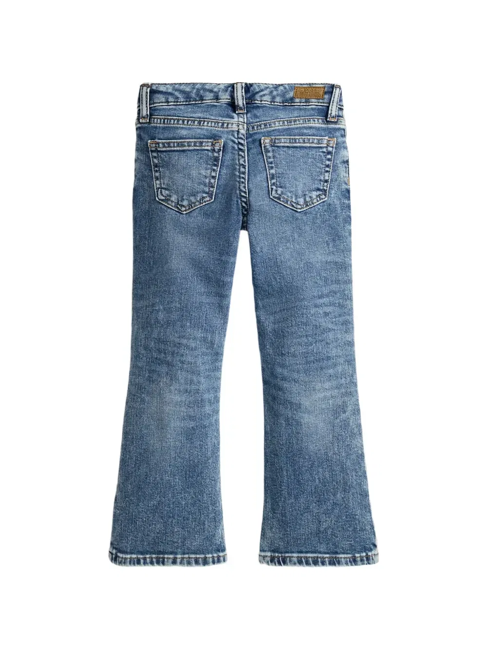 картинка Джинсы-клеш с эффектом потертости Polo Ralph Lauren Kids, синий от магазина Одежда+