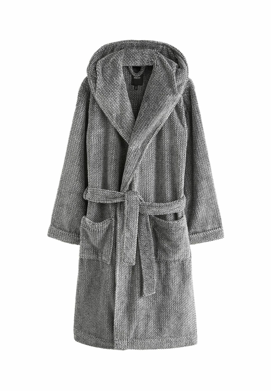 картинка Халат Next HOODED REGULAR FIT, серый от магазина Одежда+