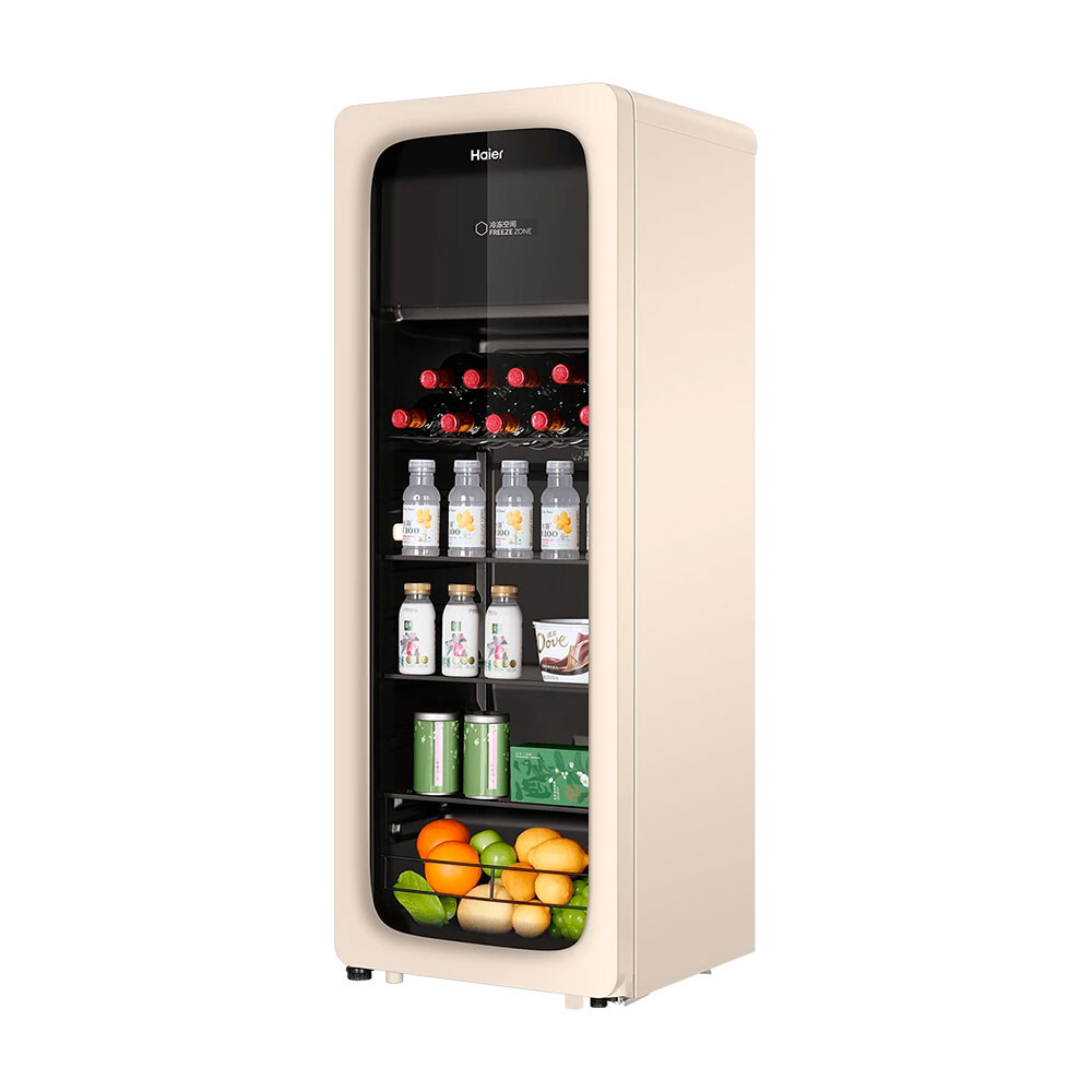 картинка Холодильник барный Haier 133L, DS0133LH9EY1, бежевый от магазина Одежда+