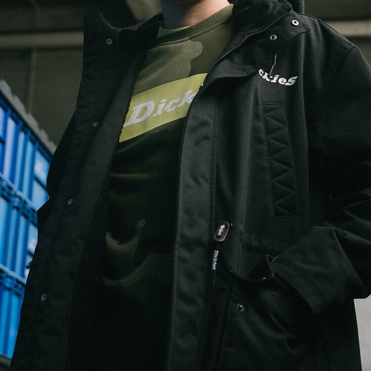 картинка Пальто-парка Dickies, черная от магазина Одежда+