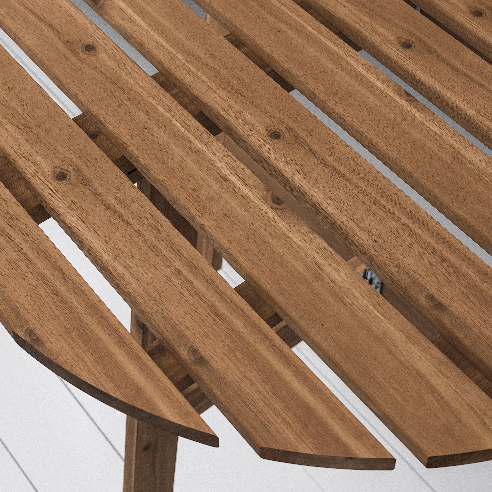 картинка Настенный стол ASKHOLMEN IKEA, 70x44, темно-коричневый от магазина Одежда+