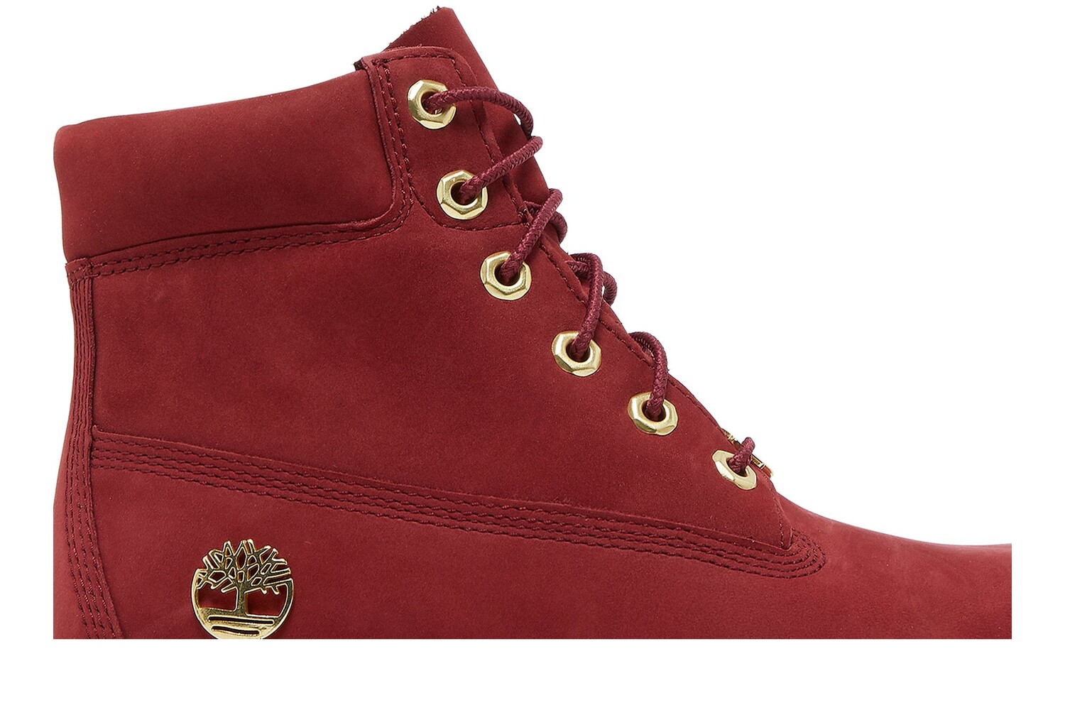картинка Ботинки Timberland Premium 6 Inch Junior, темно-красный от магазина Одежда+