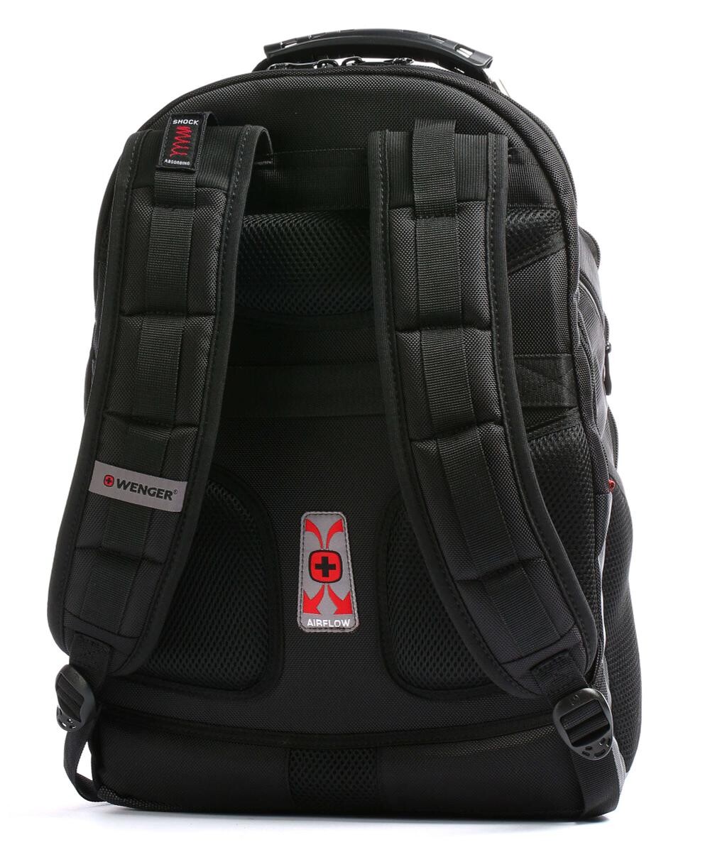 картинка Рюкзак мужской WENGER Ibex Deluxe 16 полиэстер, чёрный от магазина Одежда+