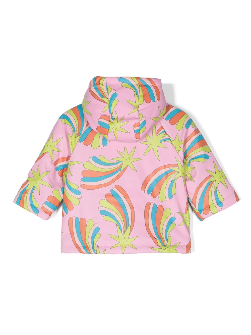 картинка Плащ с принтом Shooting Stars Stella McCartney Kids, белый от магазина Одежда+