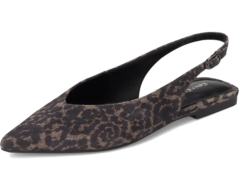 картинка Сандалии Calvin Klein Galiana, Dark Natural Leopard Multi Suede от магазина Одежда+