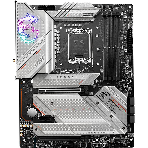 картинка Материнская плата MSI MPG Z790 Edge WiFi, DDR5, черный, белый от магазина Одежда+