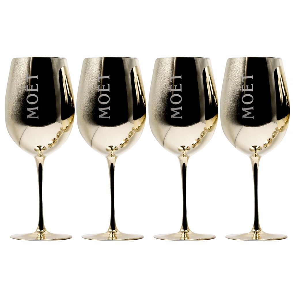 картинка Бокалы для шампанского Moet & Chandon золотые от магазина Одежда+