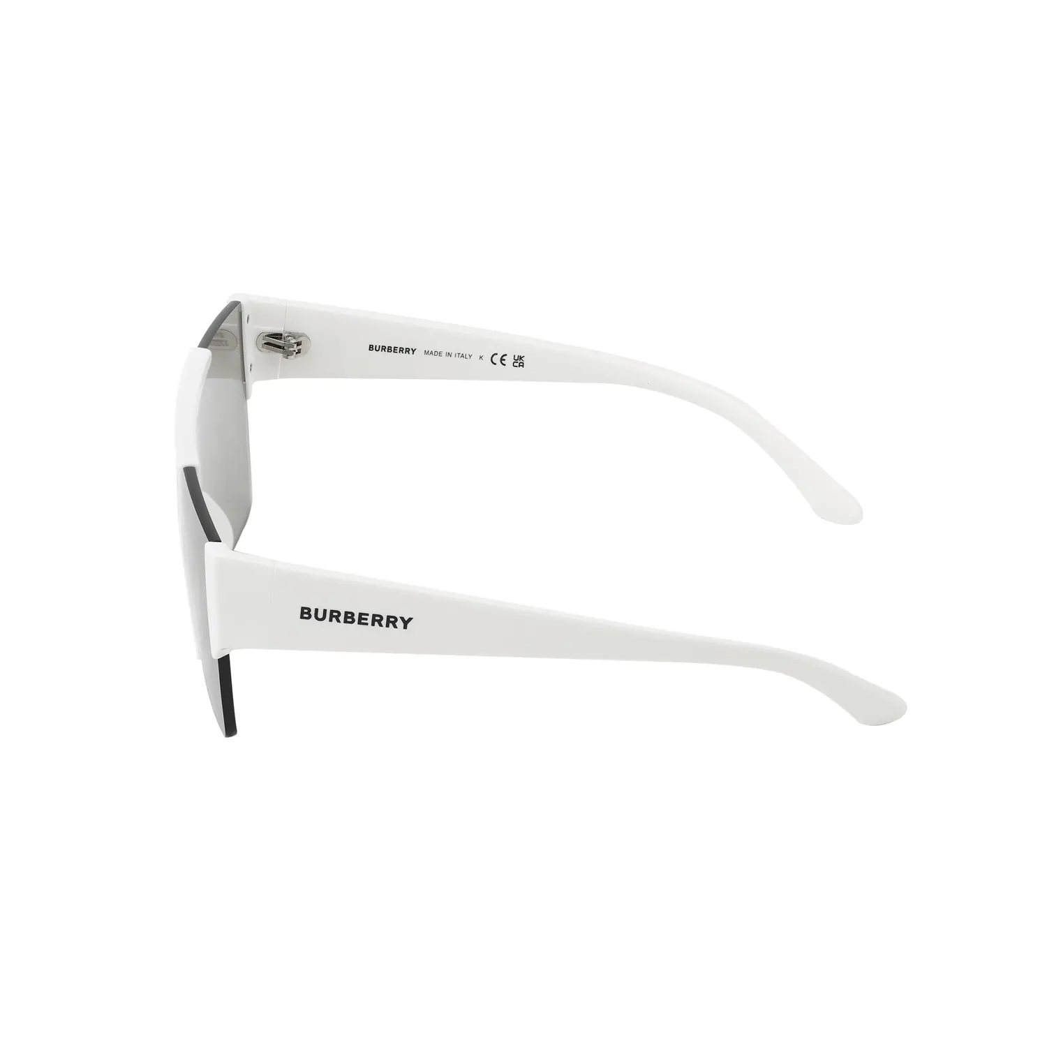 картинка Burberry Прямоугольные солнцезащитные очки, Light Silver Gray от магазина Одежда+